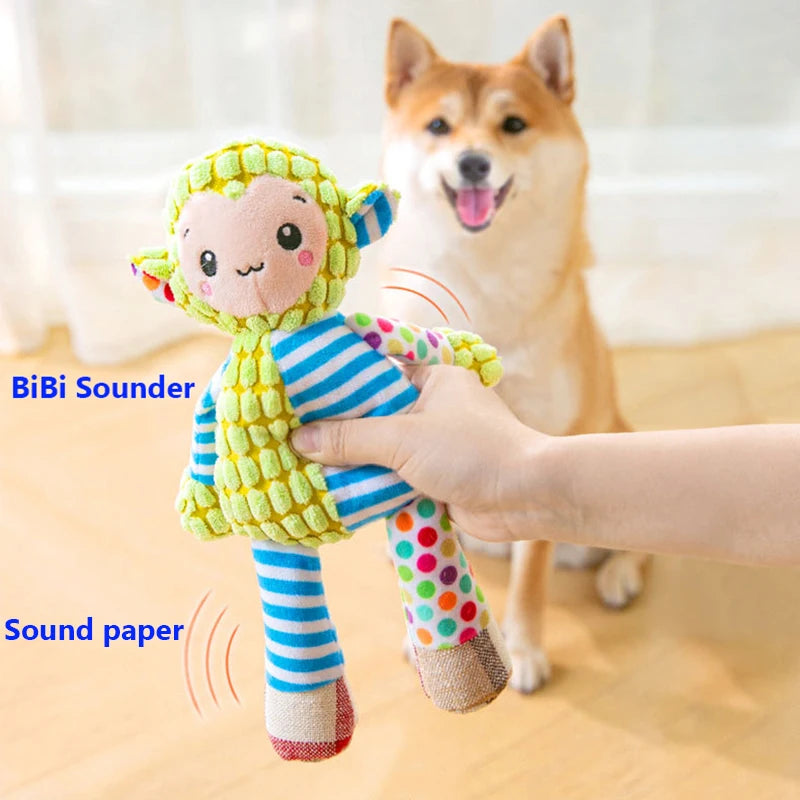 Plush Interactive Pet Toy Cat & Dog Puzzle Toy
