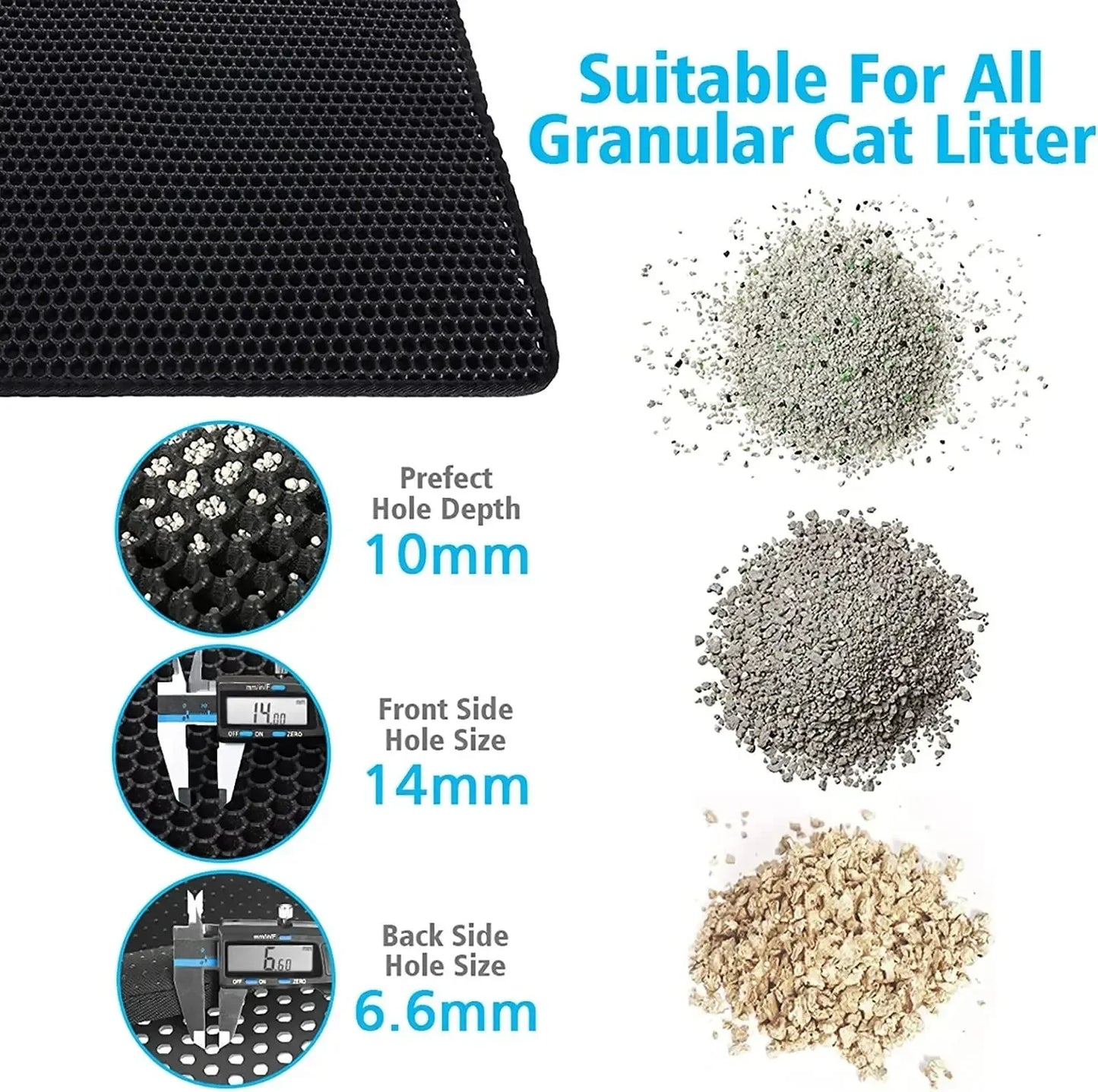 Cat Litter Mat 2-Layer Premium  Design