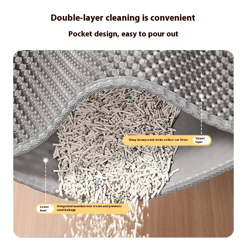 Cat Litter Mat 2-Layer Premium  Design