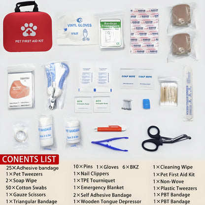 Pet First Aid Kit, Emergency Survival Kit,