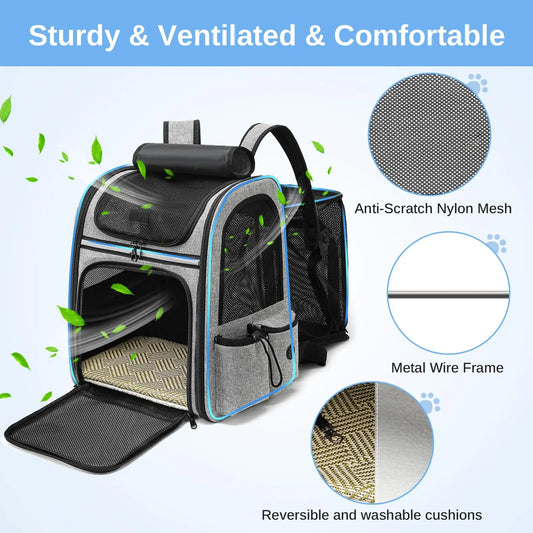Portable Backpack & Breathable Cat/dogs Carrier