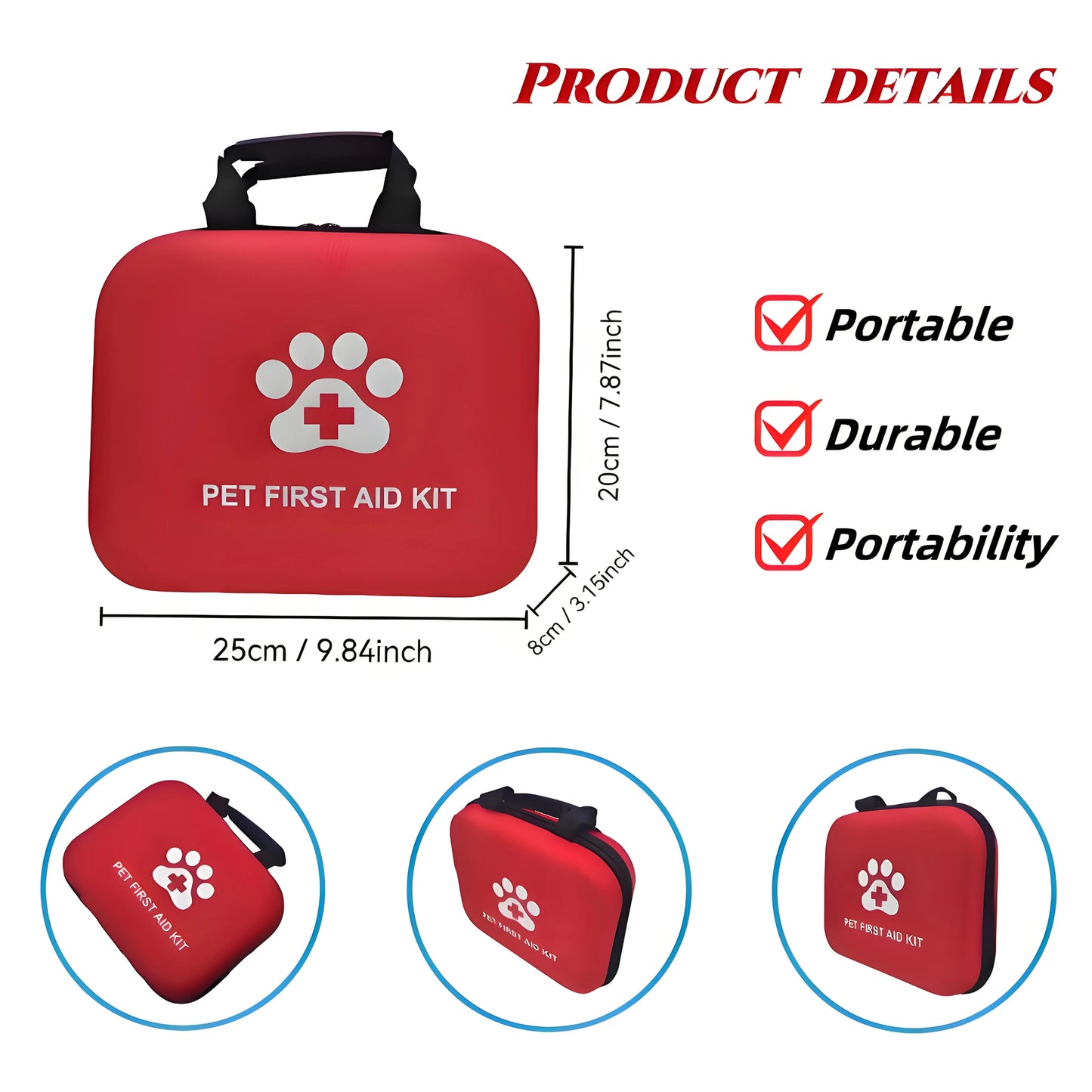 Pet First Aid Kit, Emergency Survival Kit,