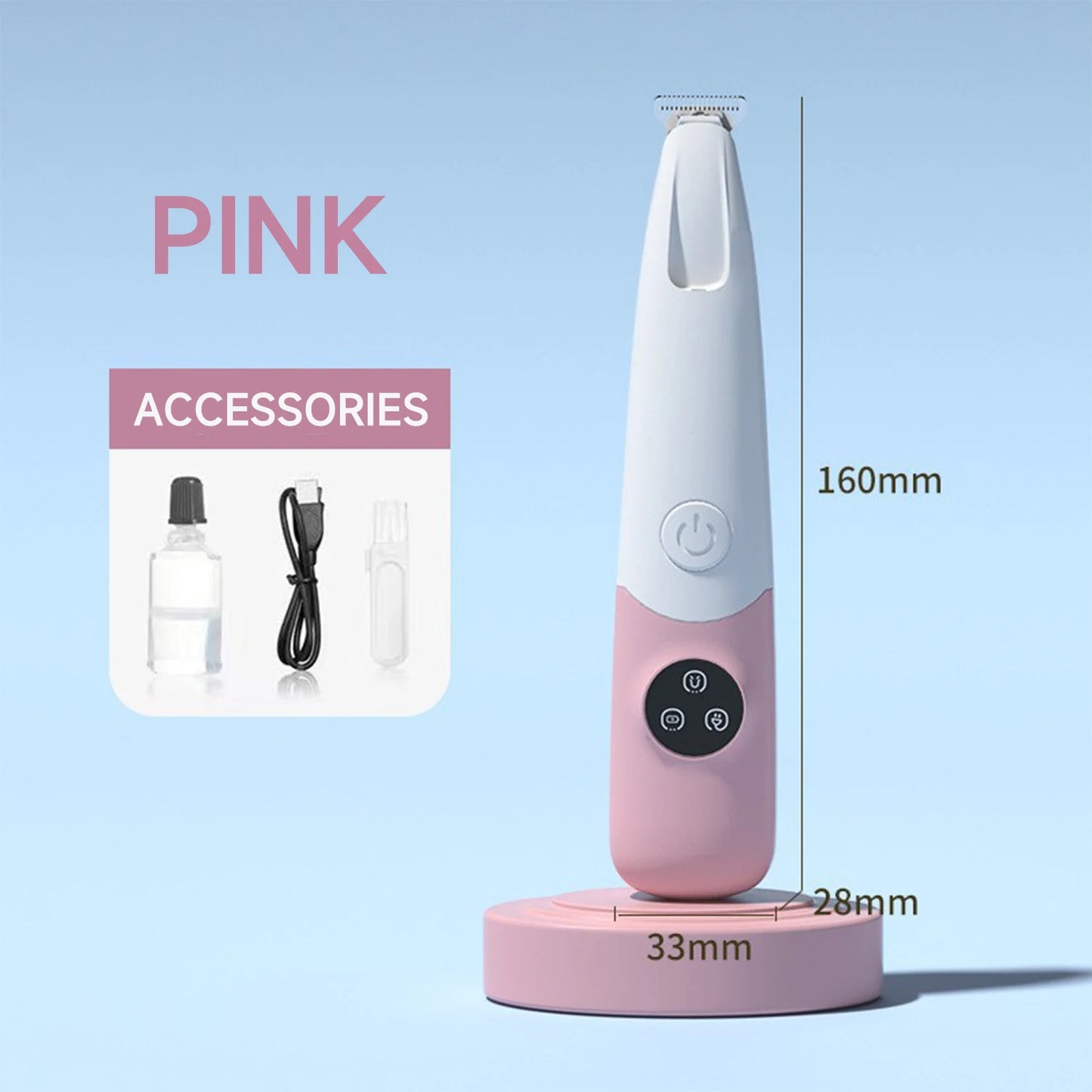 Pet care Trimmer Set-Low Noise dogs & Cats Trimmer, Wireless, LED & Waterproof