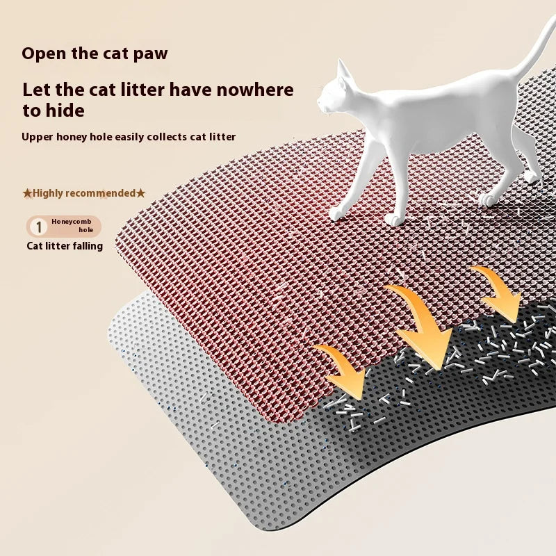 Cat Litter Mat 2-Layer Premium  Design