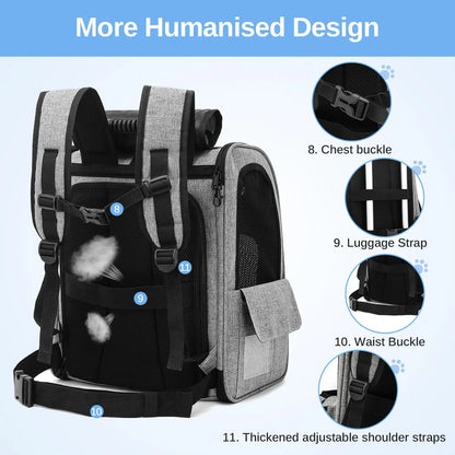 Portable Backpack & Breathable Cat/dogs Carrier